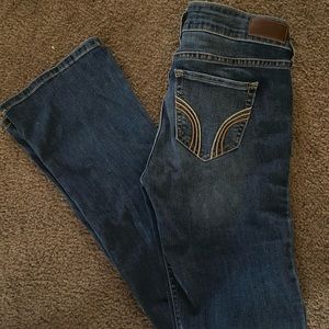 Hollister boot cut jeans.